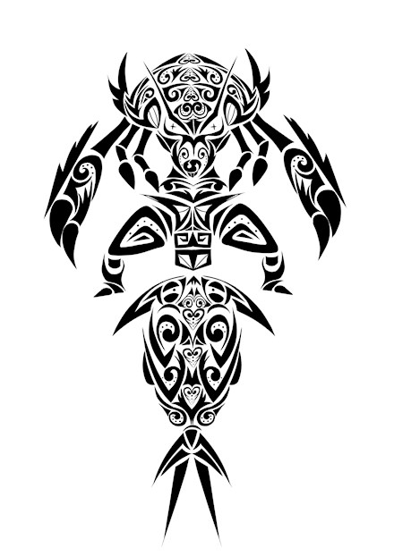 Golisopod and Wimpod tribal tattoo design